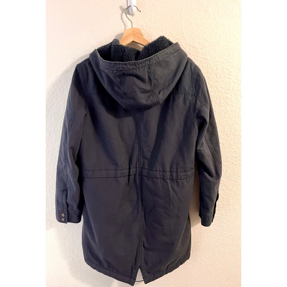 Patagonia Prairie Dawn Parka Sherpa Lined Hooded Coat Womens L RARE Gorpcore - Picture 3 of 16